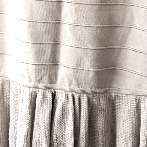 Flapper Silhouette Light Knit Mini with Ruffle Hem - Picture 3 of 3